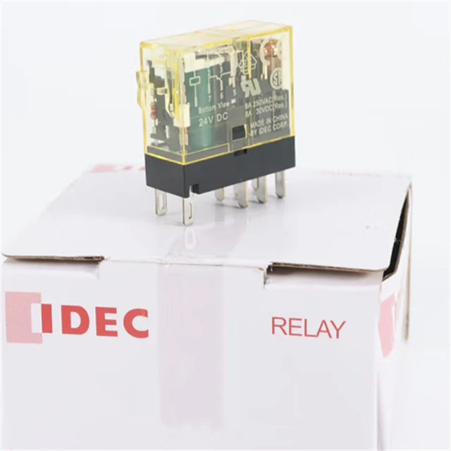 Rj Fin Terminal Type Relay Rj2s-cl-d24 Intermediate Relay 24vdc 8a 8 ...