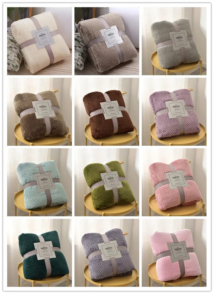 Low Moq Best Quality Stock Fleece Bed Blankets Throws Dubai Wholesale