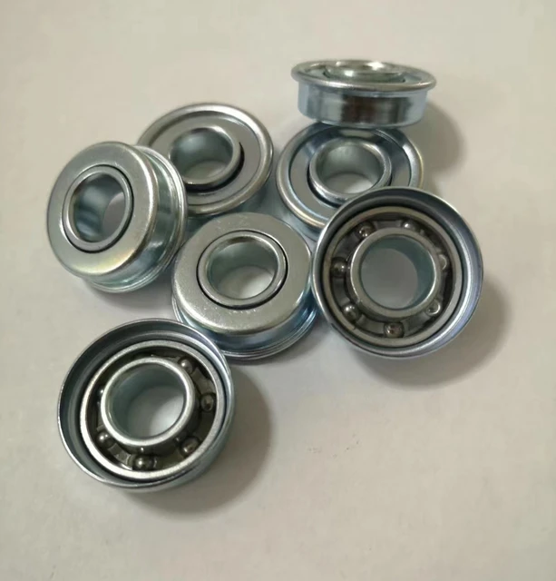 Pressed steel flange stamped bearings CB2035 used for lawn mowers, casters, wheels, handcart wheels`