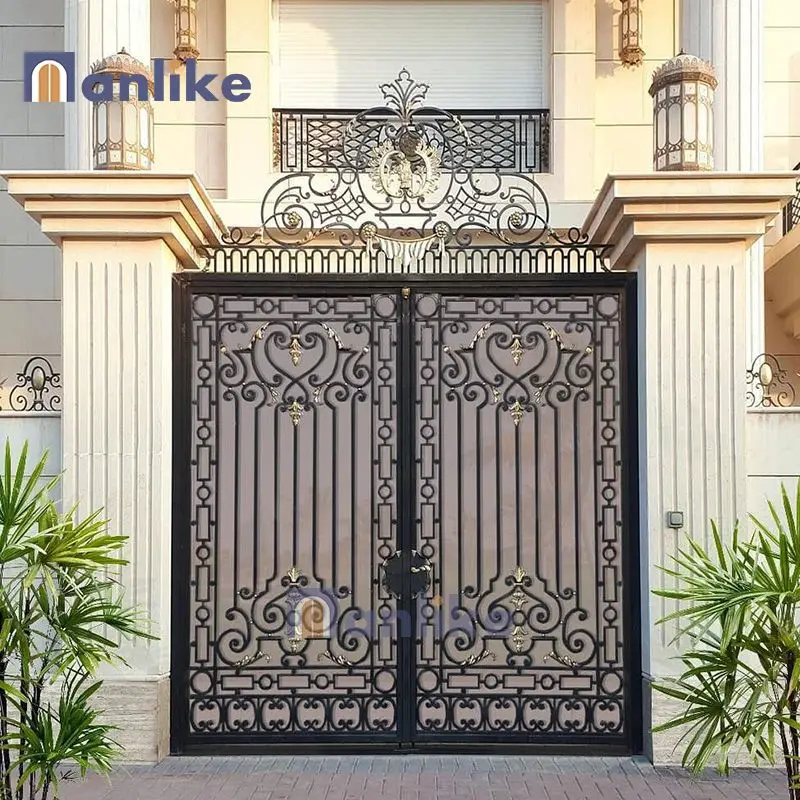 Anlike Luxury Home Anti-Rust Driveway Garden Grill Gate