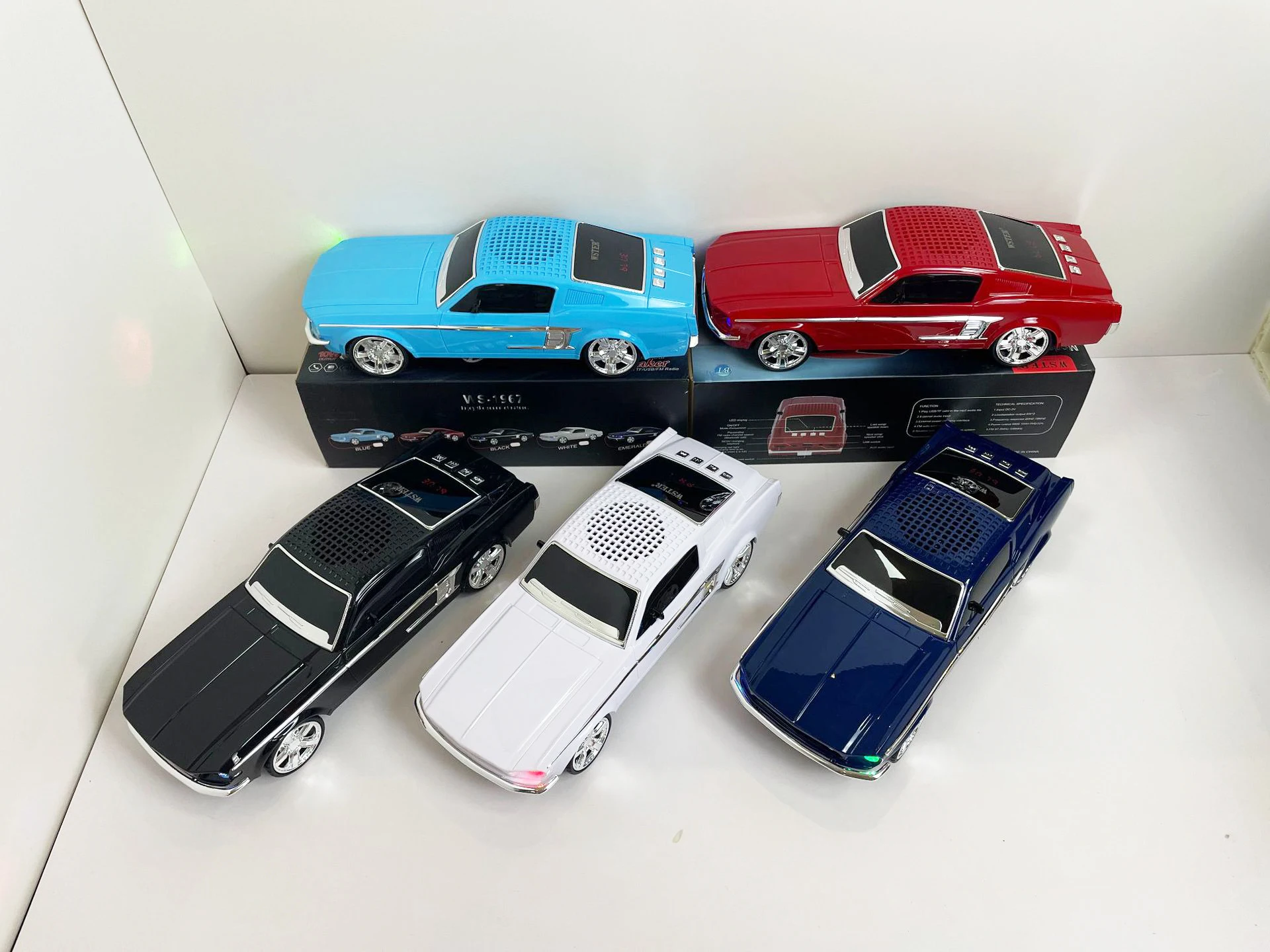 新しいWSTERカーシェイプスピーカーWS-1967サポートワイヤレス