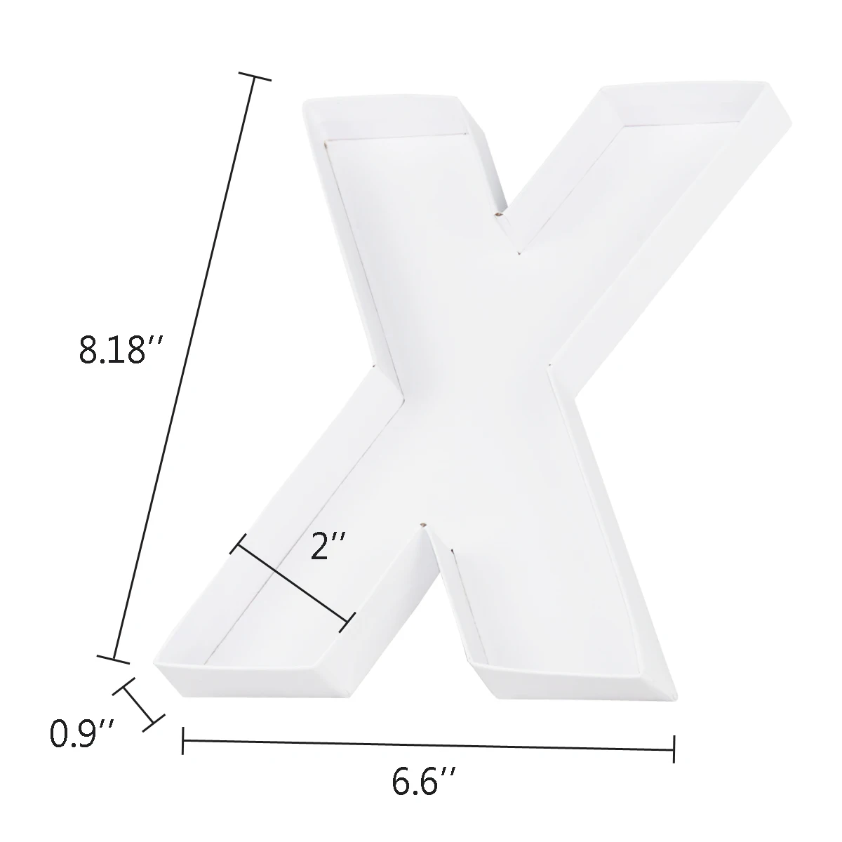 Kraft Paper Alphabet Shape Boxes Letter Shaped Gift Box For Flower