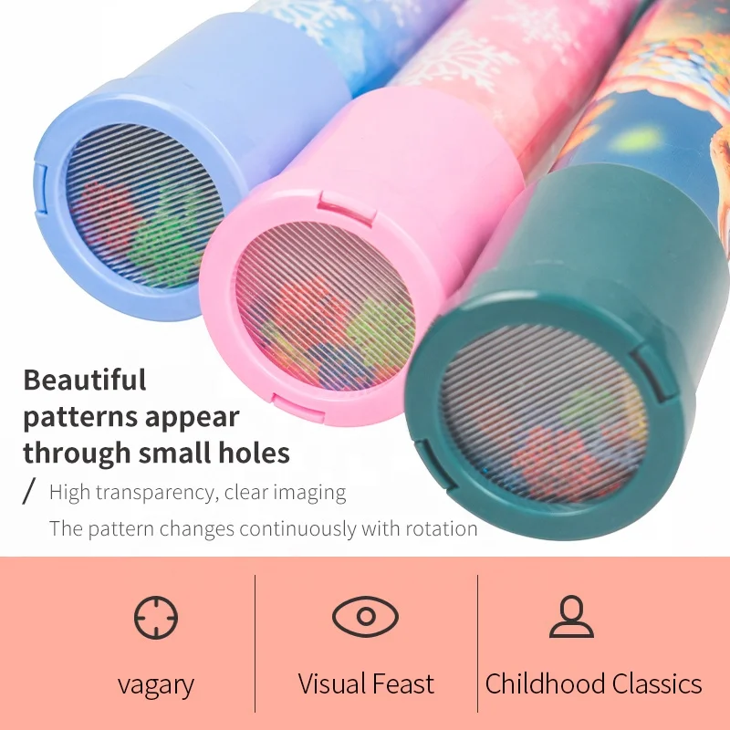 2023 новейший калейдоскоп на заказ классические детские развивающие игрушки очки для