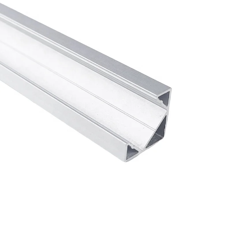 Led Strip  Extrusion Profile Channel Light Diffuser Corner Extrusion U  Channel Led Aluminium  Profile for Led