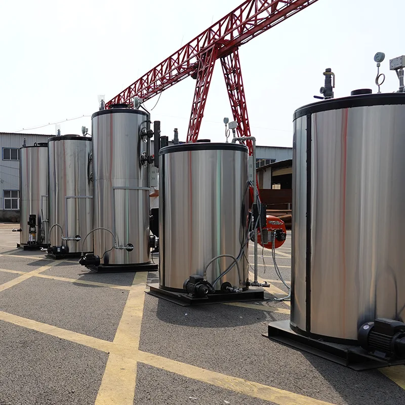 Small Industrial Natural Circulation Fire Tube Vertical Type Oil Boiler  Biogas Steam Boiler