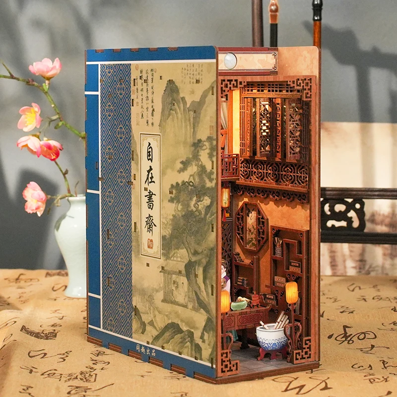 南方研究所映像集001[ageing nook] Tonecheer Ancient Study Chinese Style Study 3D Wooden Puzzle