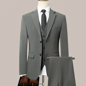 Men's Suit Set High-end Business Casual Professional Formal Suit Best Man's Outfit