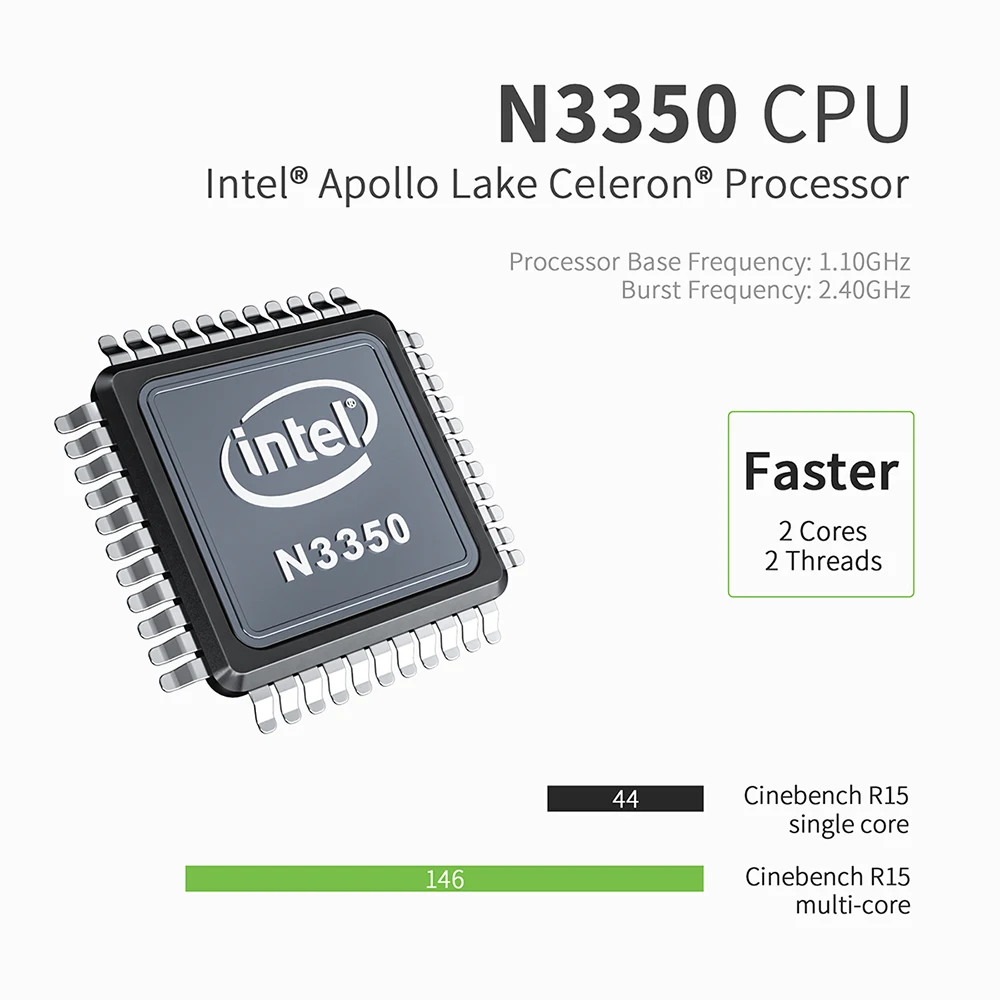 Drop shipping Beelink GK35  Intel all in one computers N3350 CPU DDR3 4G/64G 8G/128G EMMC with windows10 ubuntu mini pc