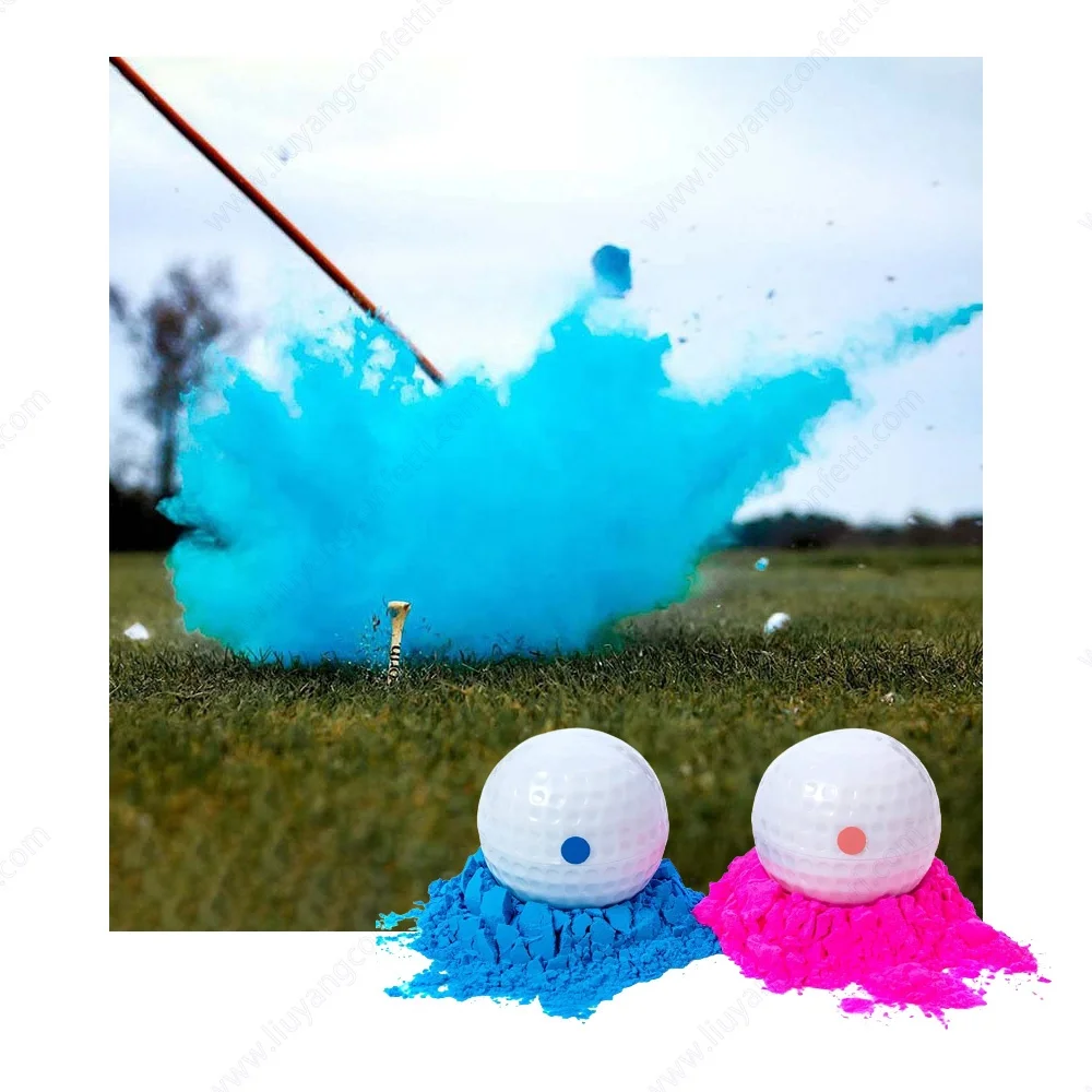 Ballon Révélation Genre Football - Avec Poudre Rose Ou Bleue - Pour Annonce Sexe Bébé - Fête Créative Et Surprise