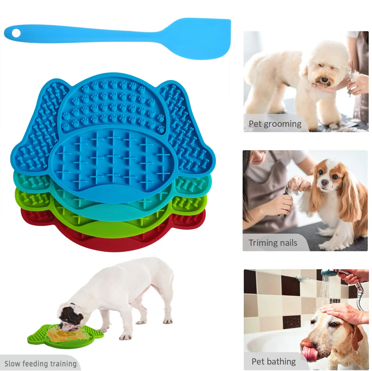 Wholesale Custom Pet Licking Mat Feeder Cat Dog Lick Mat Eco-Friendly Pet  Slow Feeder Silicone Lick Mats for Dogs Pet - China Pet Licking Pad and Dog  Slow Feeder price