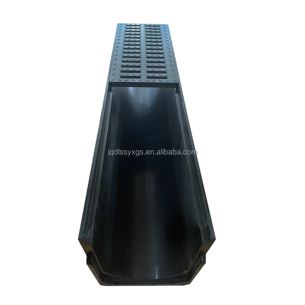 SMC GRP FRP Drain Channel with Linear Grating Cover
