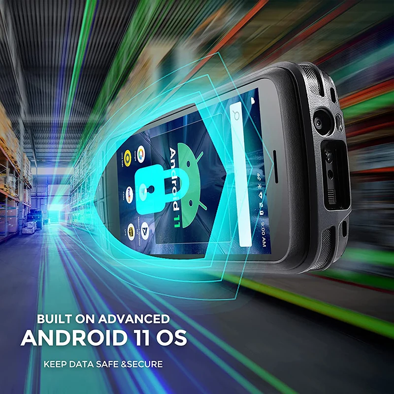 RT72 Android 11 Rugged PDA Data Collector Handheld 2D Barcode Scanner with 4G WiFi GPS Mobile PDA Terminal in Stock