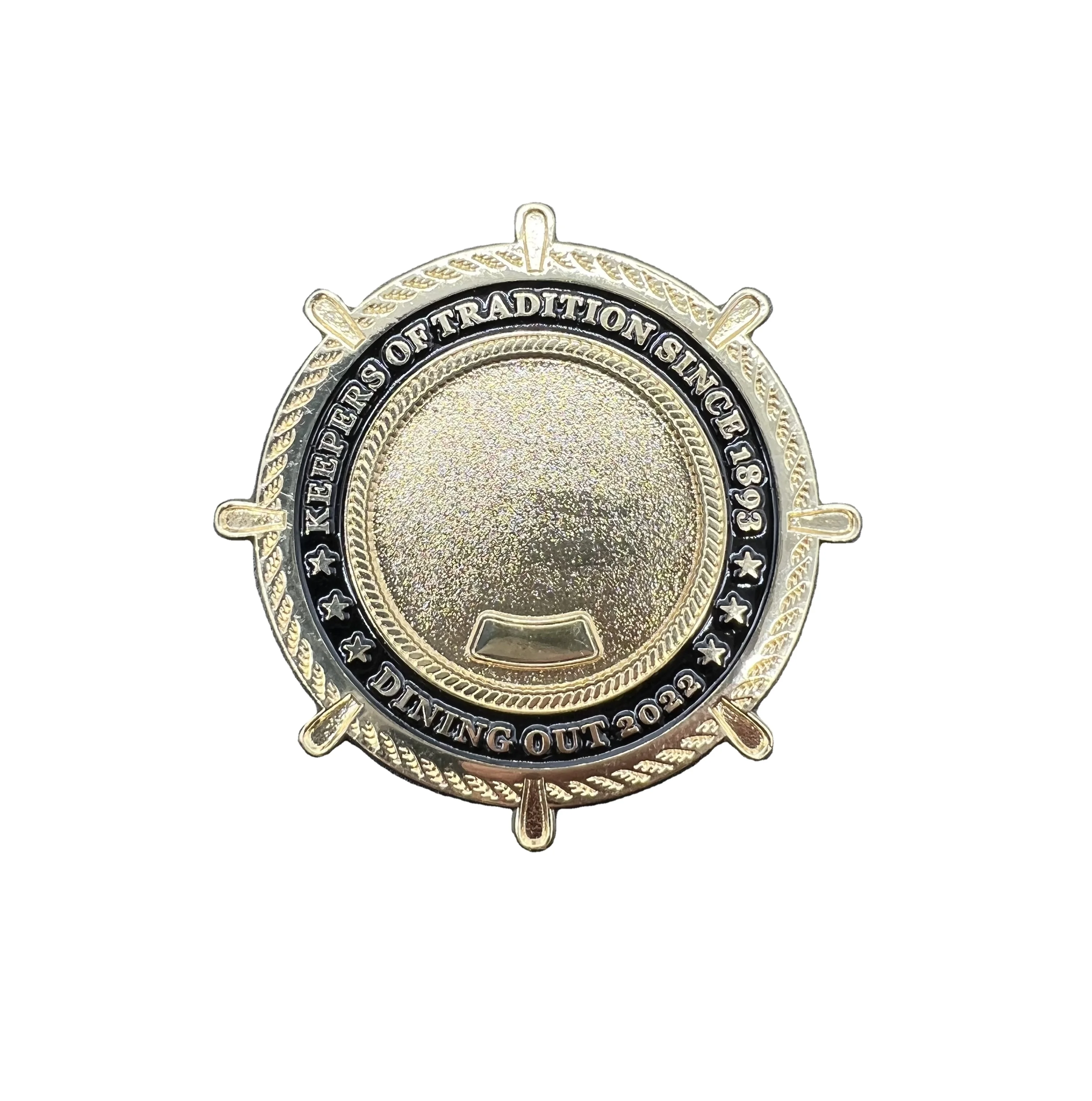 制造商定制设计促销新纪念品金属硬币欧元硬币Tik Tok硬币供应商