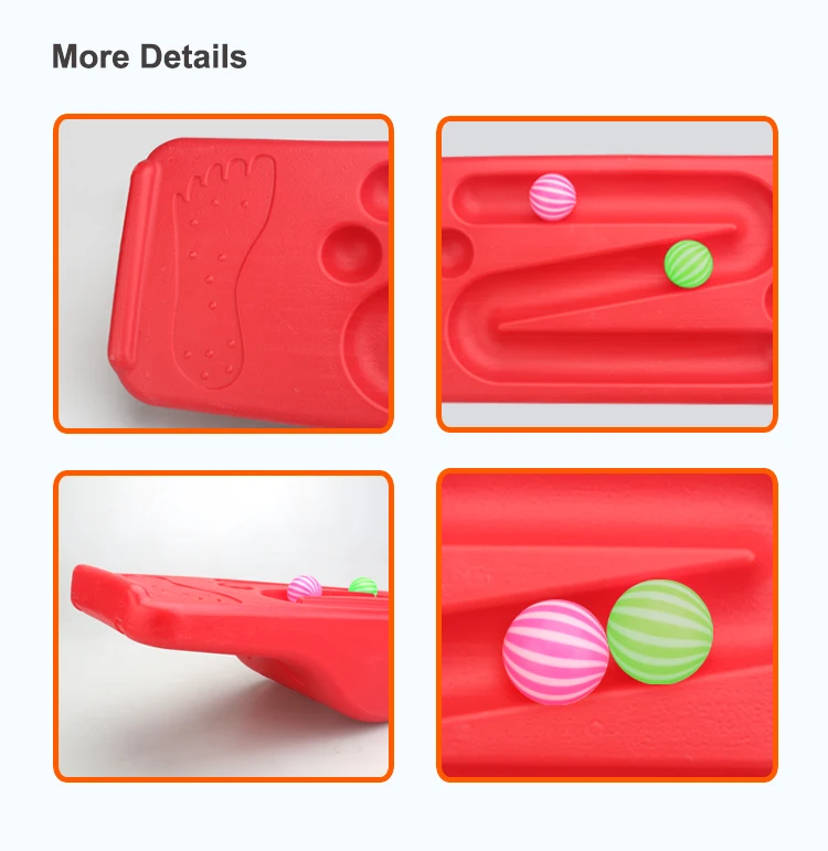 Kids Plastic Balance Board With Maze Game Integration Training Wobble