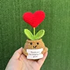 Plante en pot d'amour rouge