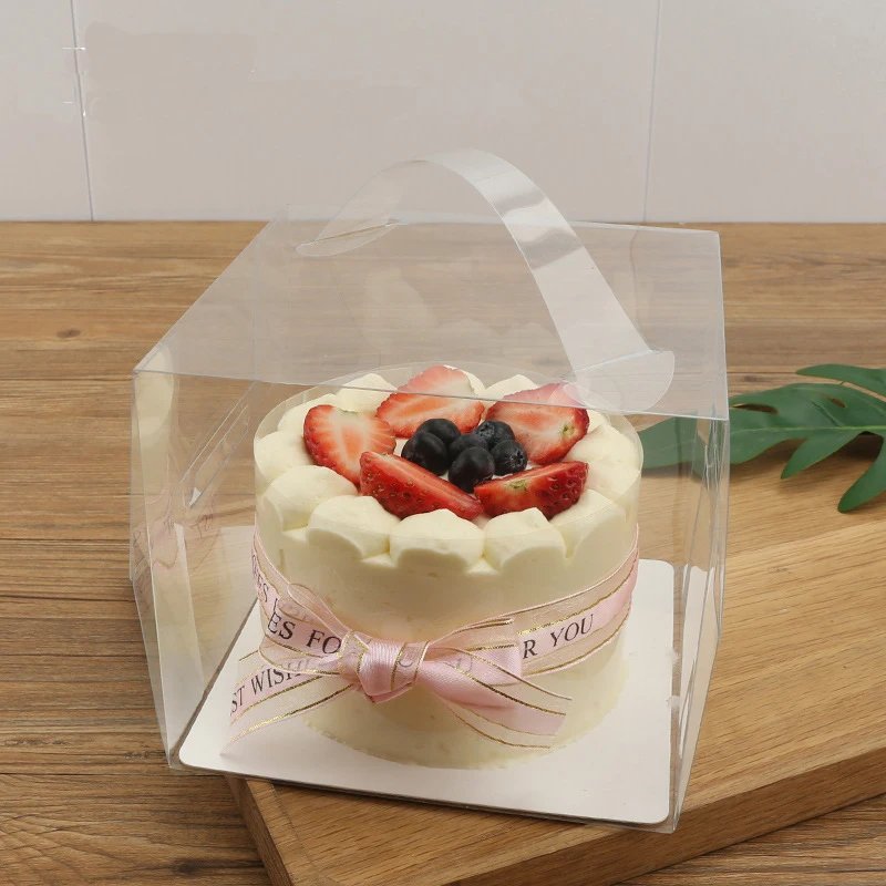 Wanze Cajas Para Pastel De Plastico Plastic All Clear Cake Box For 3 4 5 6  7 Inch Cakes - Buy All Clear Cake Box For Small Cakes,Plastic Small Cake Box,Cajas  Para