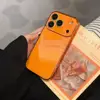 Naranja [Logotipo plateado, vidrio brillante galvanizado]