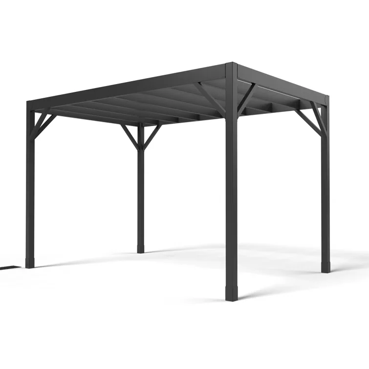 Hangzhou Minglei Customized Waterproof Outdoor Gazebo Aluminum Louvered Pergola