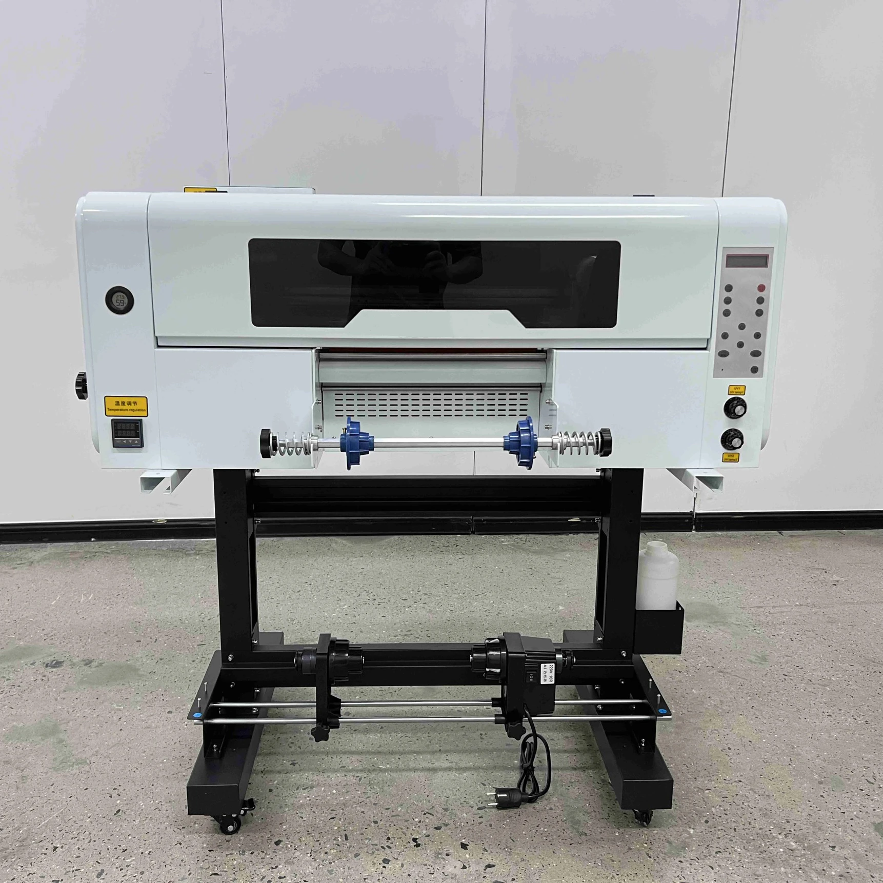 Lansong A3 UV DTF Printer 30cm Transfer Sticker Printing Machine Crystal Label Printer All in One Roll to Roll with Laminator details