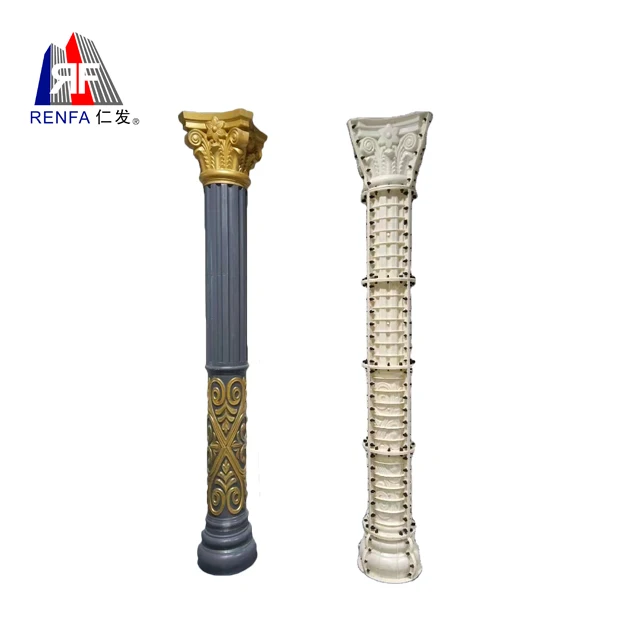 Concrete Spiral Roman Column Forms Head of Gate Pillars Design of Column Mold for Sale Mouldings Pillars House Pillars Designs