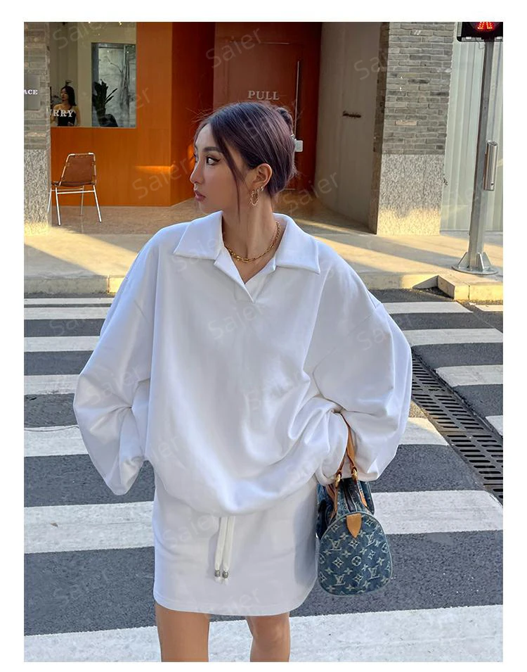 Long Sleeve Sweatshirt Dress 