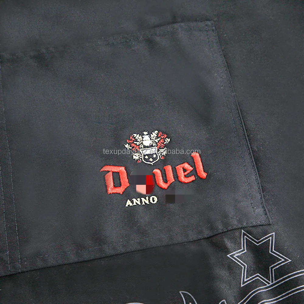 Custom Logo Waterproof Dishwasher Apron Polyester 100% Organic Cotton Canvas Cleaning Cooking Kitchen Chef Aprons for Women