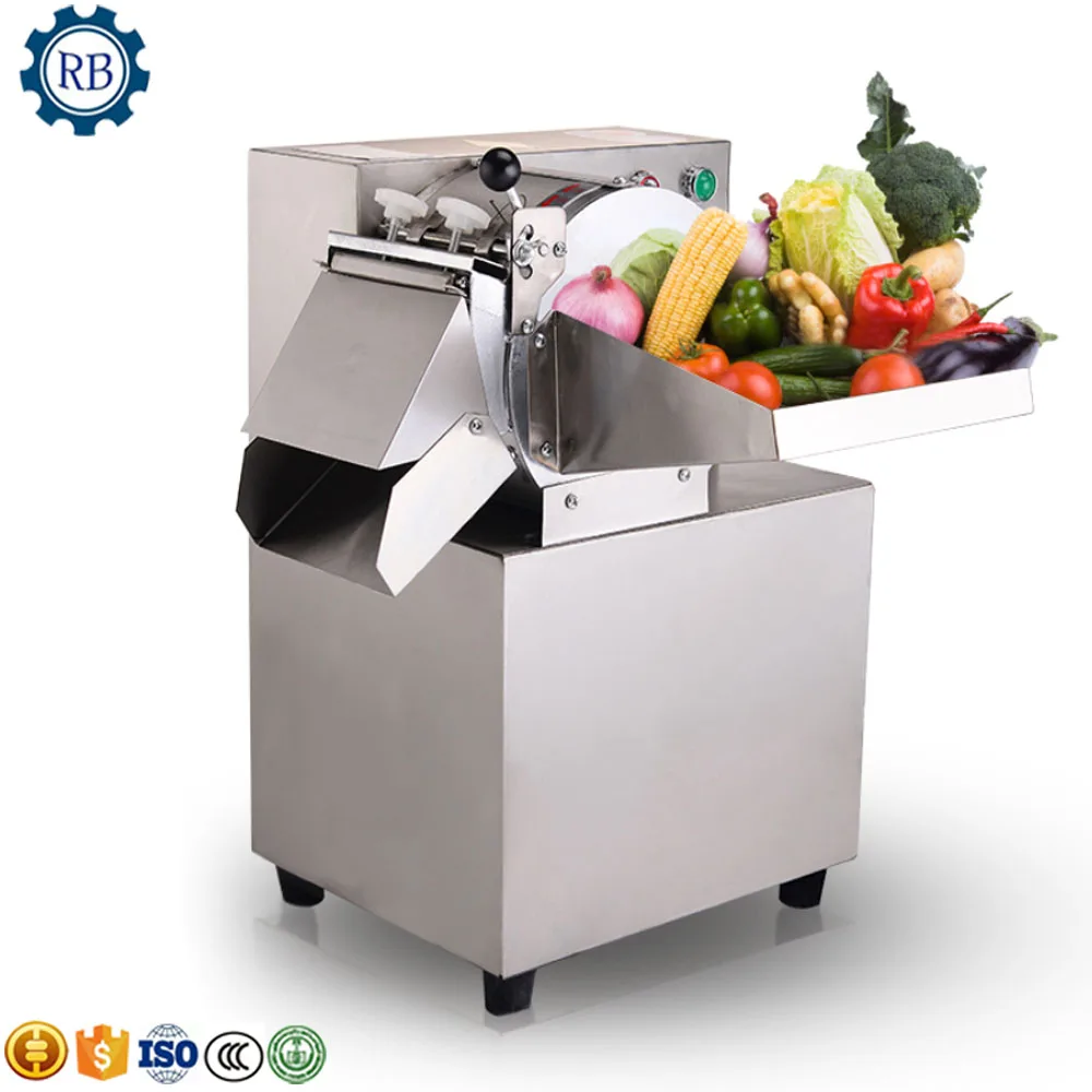 Factory Cheaper Fruit Vegetable Slicer Chopper Cutter Processing Machine Multifunctional Stainless Steel ISO 60 3 / 6 / 10 Mm RB - Image 5