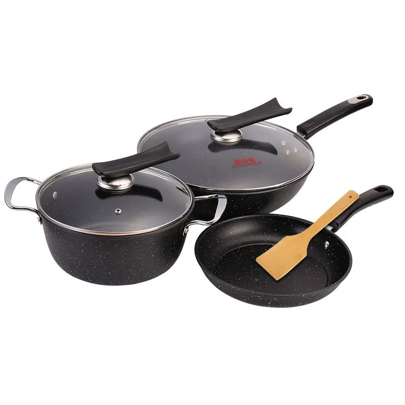 Aksesori Dapur Harga Terbaik Wajan Penggorengan Set Peralatan Masak Antilengket Wajan Buy Aksesoris Dapur Bedah Baja Peralatan Masak Set Wajan Keramik Frying Pan Non Stick Set Peralatan Memasak Woks Die Cast Aluminium Panci