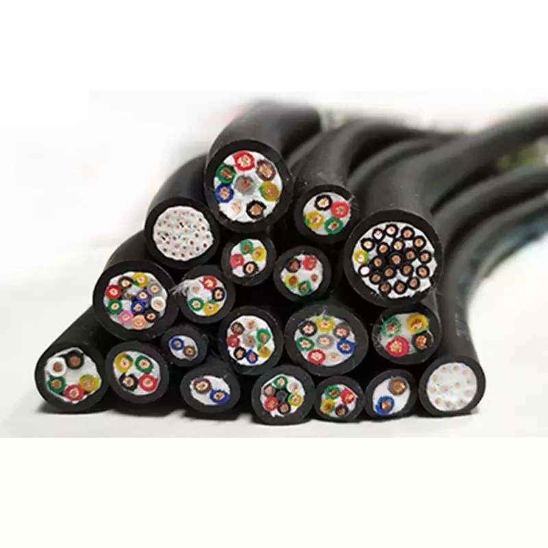TRVV TRVVP RVV Multicore Power Control Cable  Oil Resistant Performance  Super Flexible PVC Sheath Robot Cables Drag Chain Cable