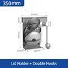 350mm Lid Holder + Double Hooks