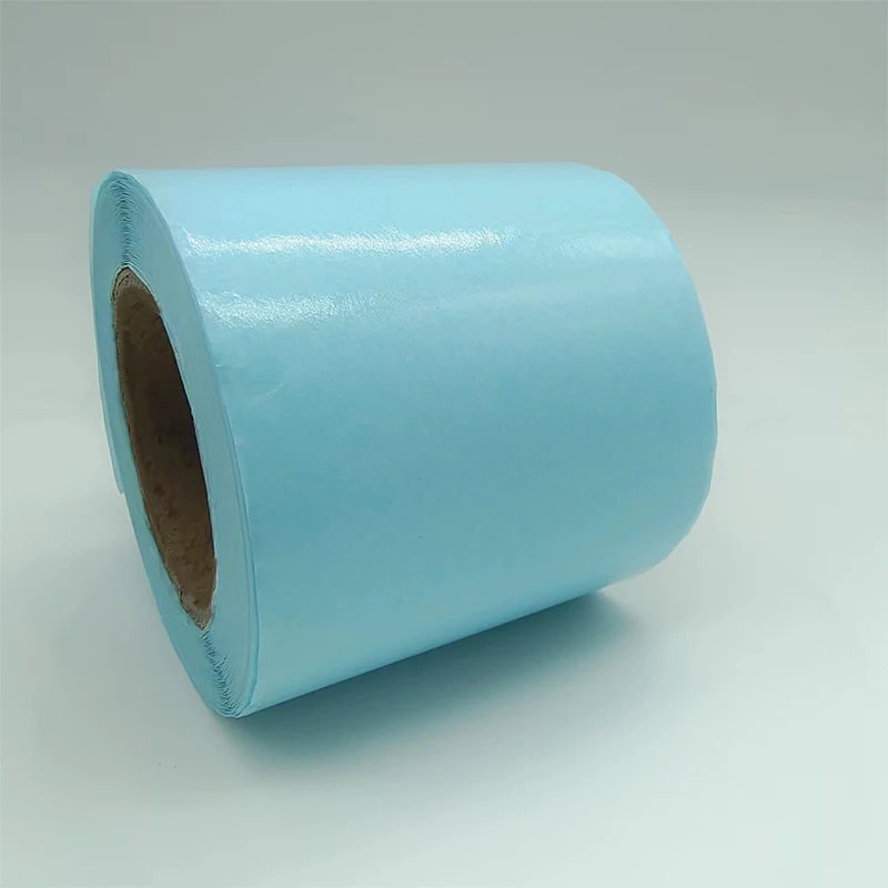 Custom Width Silicon Release Paper Blue/Yellow/White Glassine Paper Release Paper for Stickers Liner factory