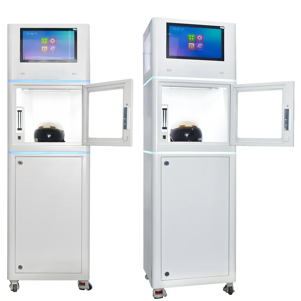 Умна почистваща машина за шлемове UPUS с УФ-С стерилизация и сушене, с функция SDK
