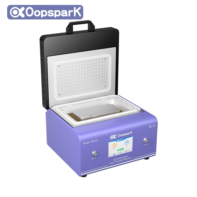 Oopspark Phone case Mobile Cover Printing Machine 3d Sublimation Vacuum Heat Press Machine