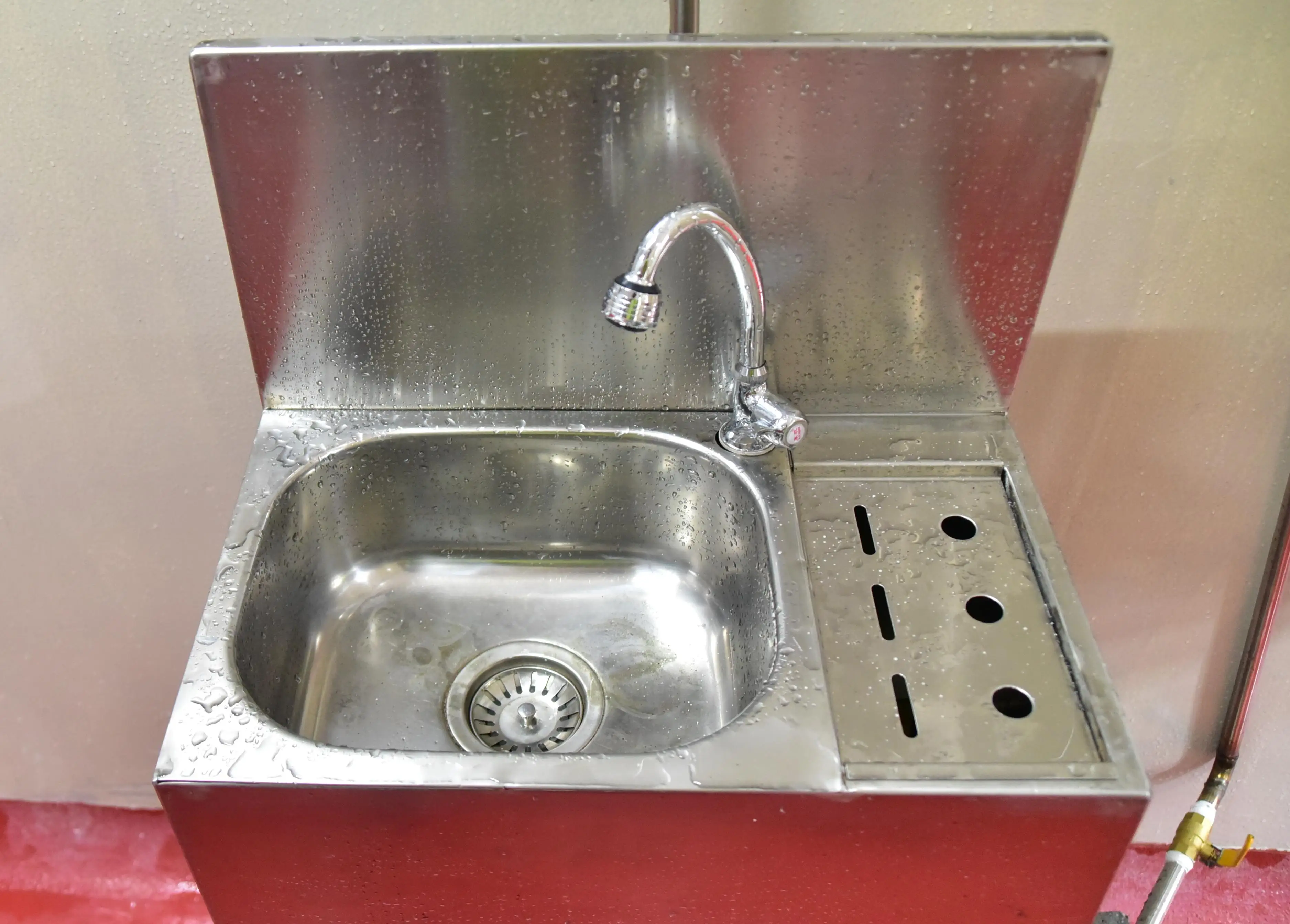 Halal cattle slaughterhouse stainless steel wash basin knife sterilizer
