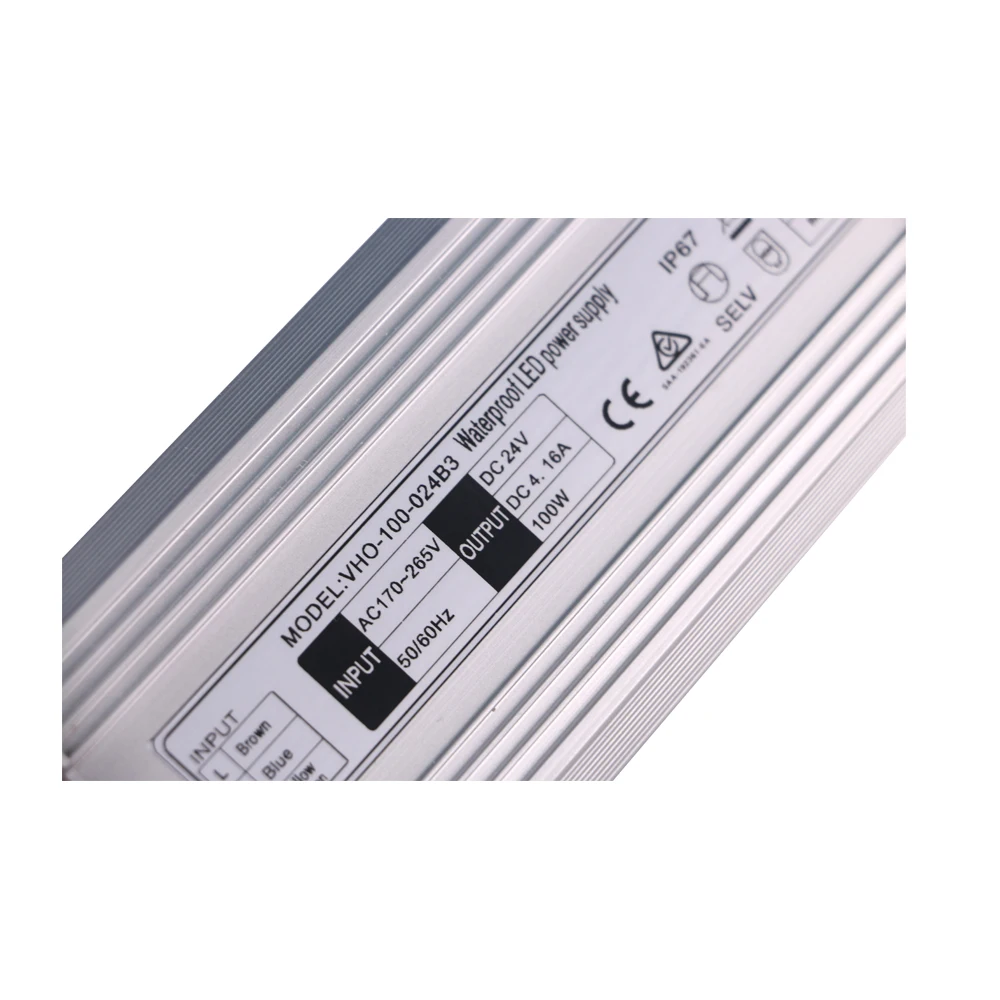 Done LED Driver 100w 24v Power Supply Water Proof CE CB UKCA BIS Passed