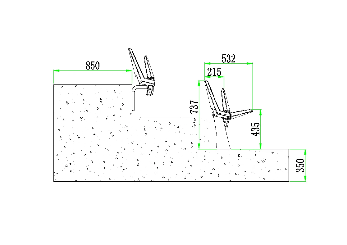 Outdoors High Quality Stadium Plastic Chair Seat Folding Seats Football
