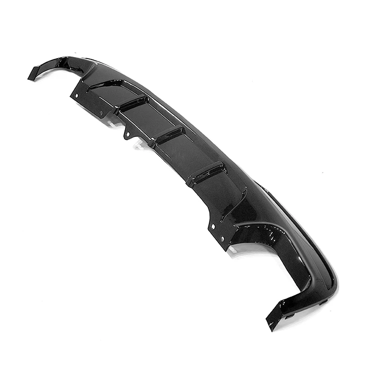 Gloss Black M-performance Rear Diffuser Modify Body Kit For Bmw 5 ...