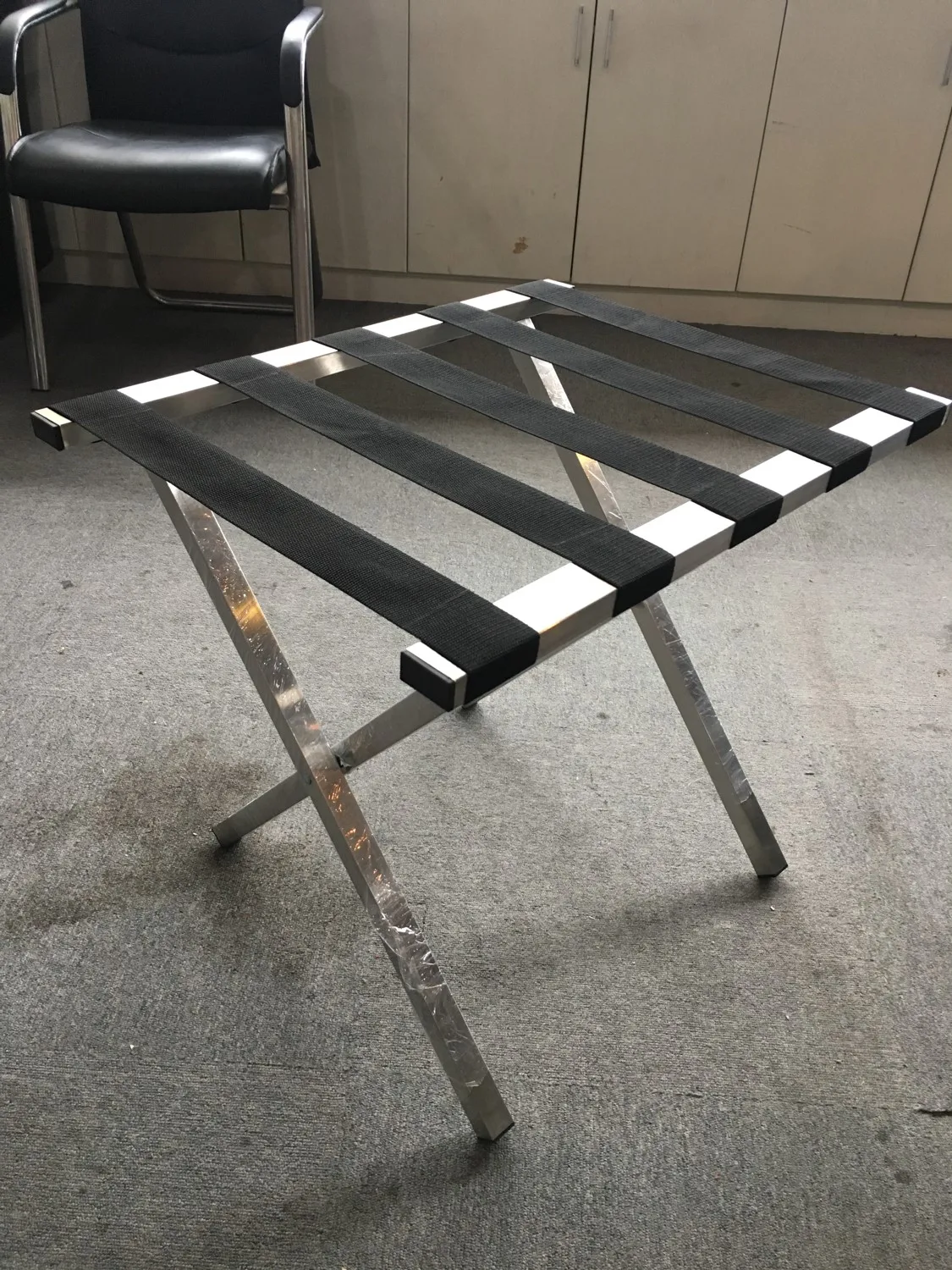 Hotel Luggage Folding Rack - Modern Design & Stainless Steel