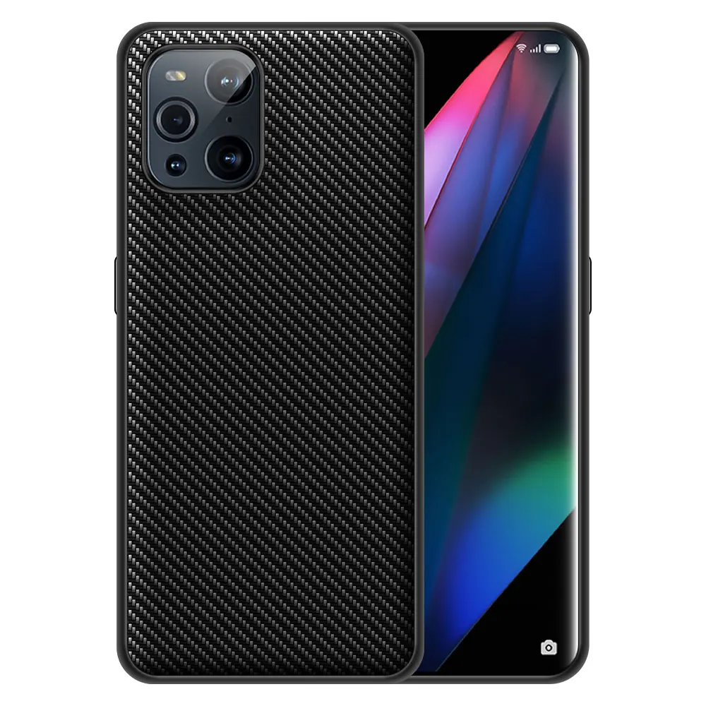 For Oppo Find X3 Pro Carbon Fiber Texture Protective Phone Case For Oppo  Find X2 Pro Back Cover - Buy Phone Case For Oppo Find X3 Pro