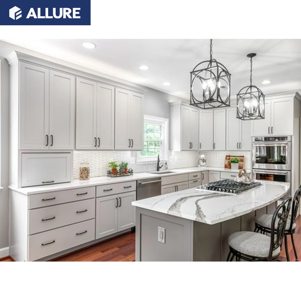 Allure Ethiopian Cuisine Millwork Smart Designer Storage Organizer Furniture Solid Wood Complete Kitchen Cabinet Designs Modern