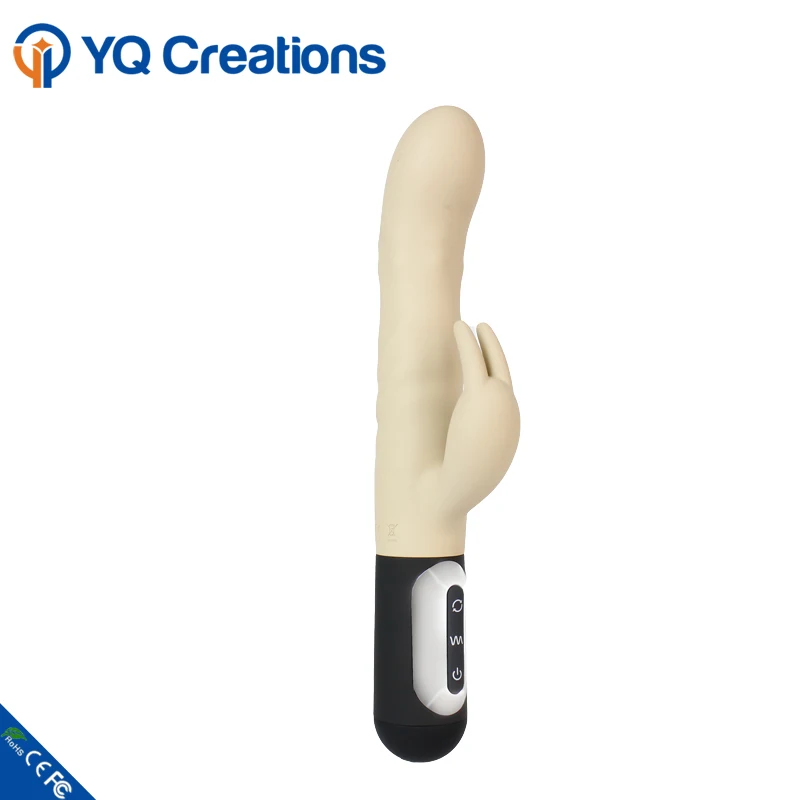 Factory Direct 7 Vibration Modes  Penis Dildo Massage Adult Sex Toy Women Rabbit Vibrator With Thrusting up and Down