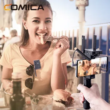 COMICA BoomX D D2 Wireless Mobile Microphone Condenser Recording Mic for Interview/YouTube /Live Stream/Conference/Podcast detail image