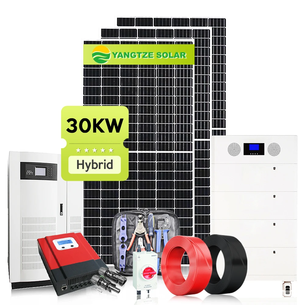 Solar Energy System Solar Panel System Home Power Hybrid Tied Solar 3kw 5kw 20kw 30kw 40kw System