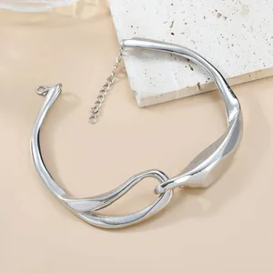 Custom Stainless Steel Jewelry Hip Hop Style Statement Necklace Chunky