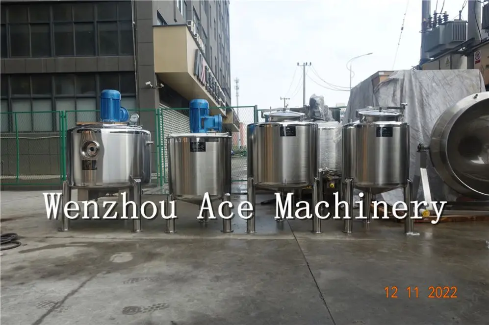 Automatic Toothpaste Production Line Vacuum Emulsifying Mixer Homogenizer Cosmetic Cream Making Machine