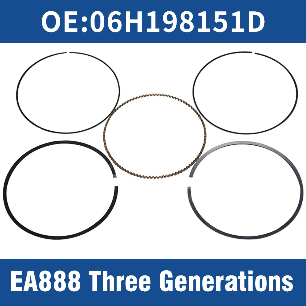 Wholesale Auto Parts Piston Rings 06H198151D for Ea888 Gen3 THIRD GENERATION