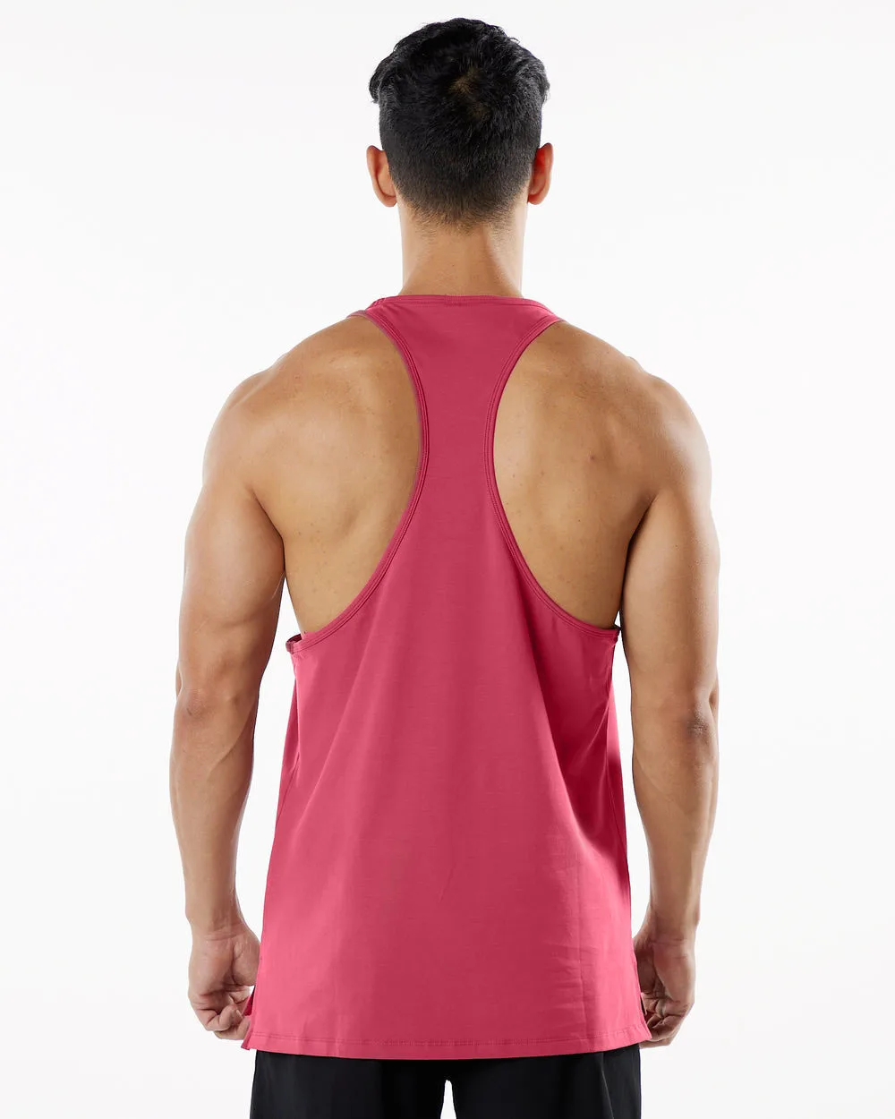 Racer Back Singlet Men's Gym Top Sleeveless Loose Sports Vest Cotton