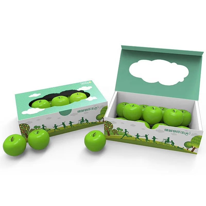 Factory Custom Printed Corrugated Cardboard Gift Package Vegetable Shipping Boxes for Fruit Packaging