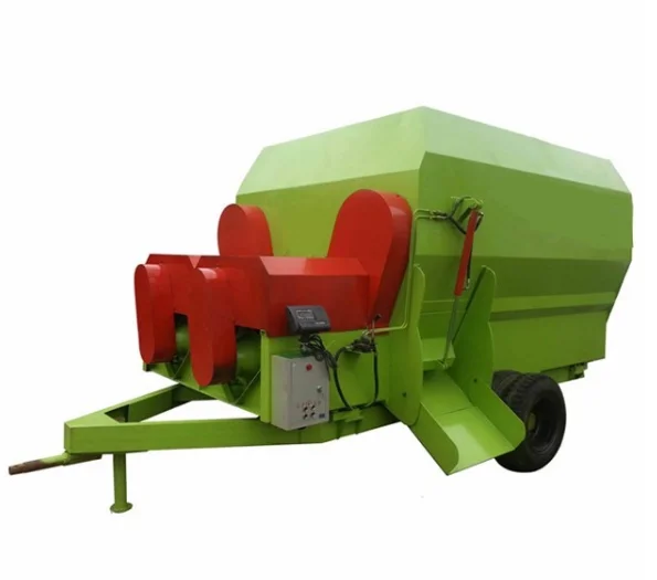 Fixed Type Vertical TMR Feeder Mixer for Beef Cattle