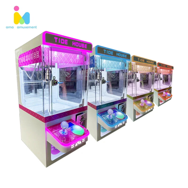 AMA Mini Arcade Machine a Griffes Coin Operated Games Small Claw Machine Table Top Mini Claw Machine for Sale